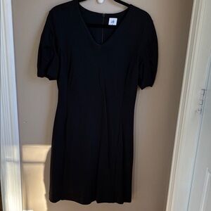 CAbi Classic Black Mini Dress